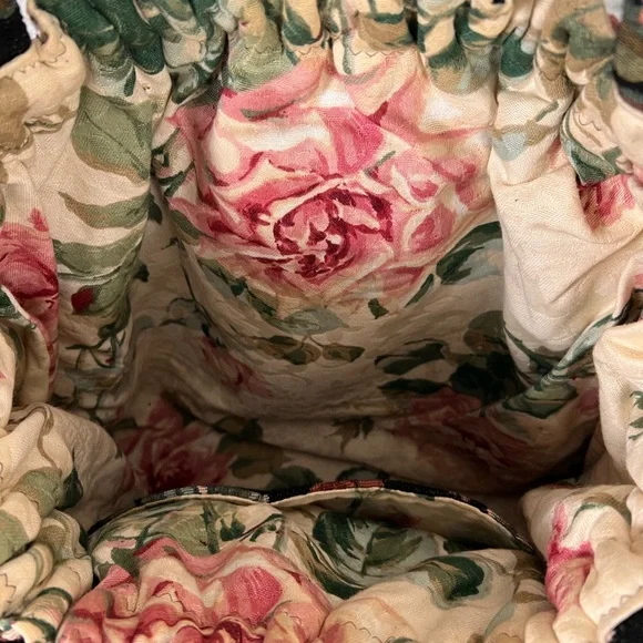 Vintage Floral Tapestry Shoulder Bag | Cottagecore - Picture 5 of 5